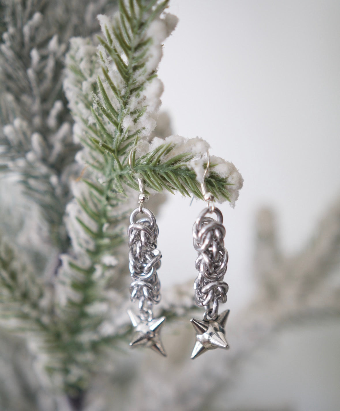 Flail earrings