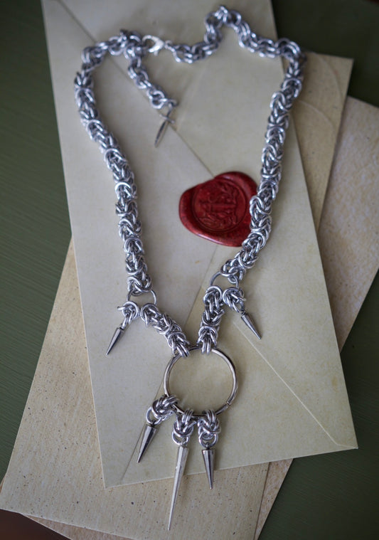 Warrior chainmail necklace