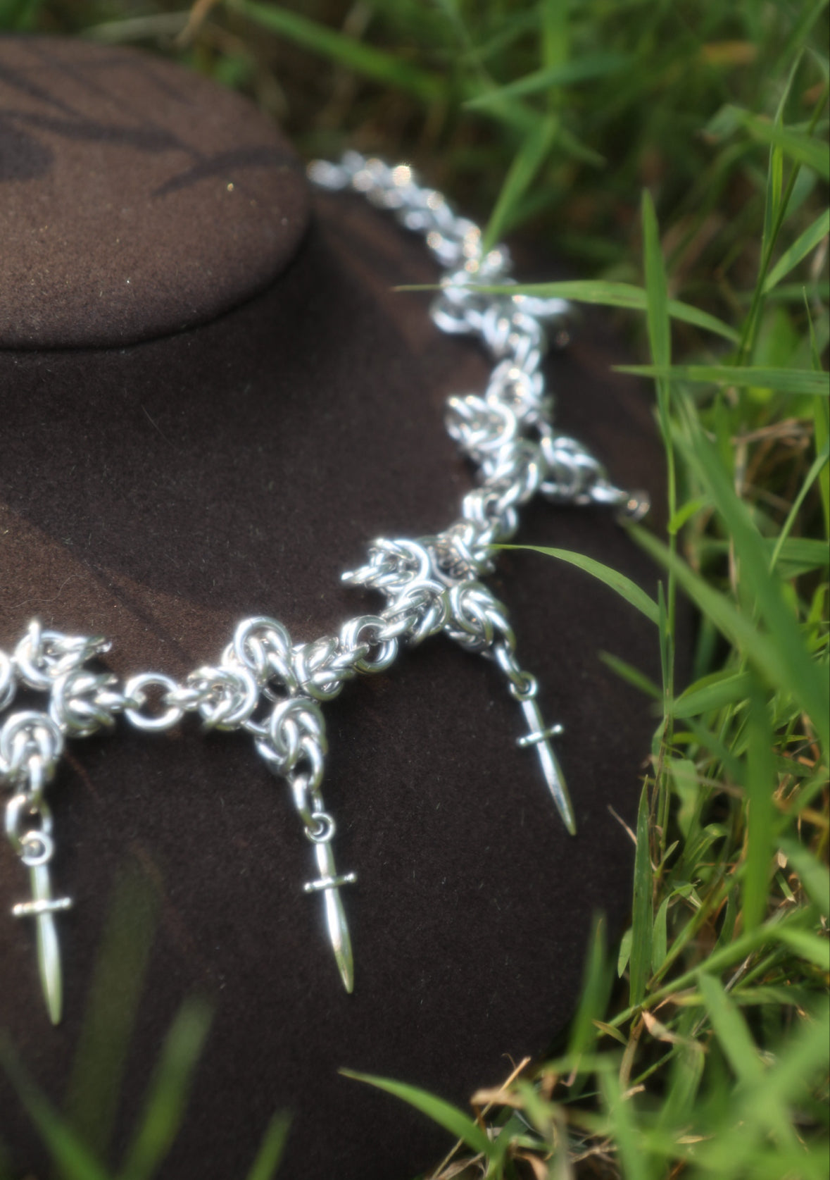 Three of Swords necklace